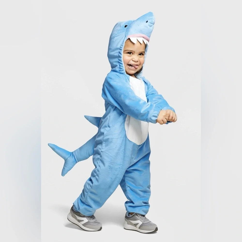 HYDE & EEK! BABY SHARK HALLOWEEN COSTUME - BLUE SIZE 2T/3T (NEW WITH TAGS)